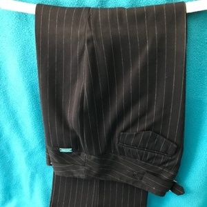 Navy pin stripped pants